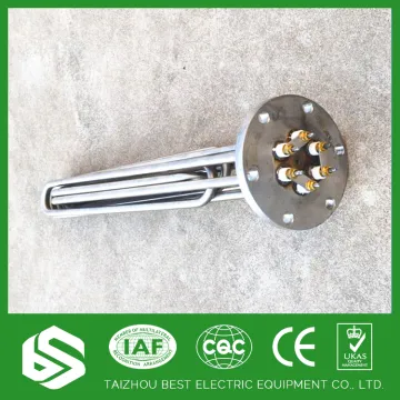 Stainless steel 304 electric flange water immersion heater