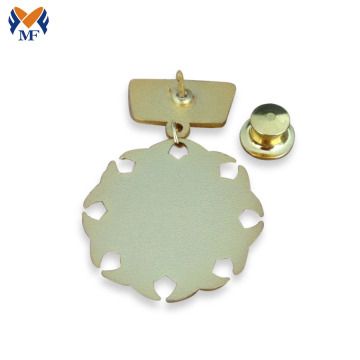 Decoration Medal Gold Badge With Diamond