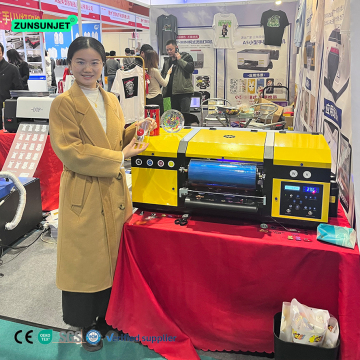 Digital A3 Größe Herbst Weprint Zun Sun UV DTF -Drucker mit drei Druckköpfen