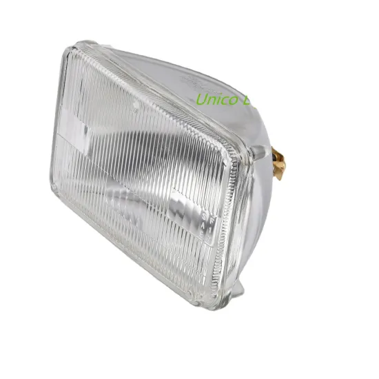 7 Inch Square Fire Filament Sealed Beam Headlight for Trucks, Cars, and Tractors
