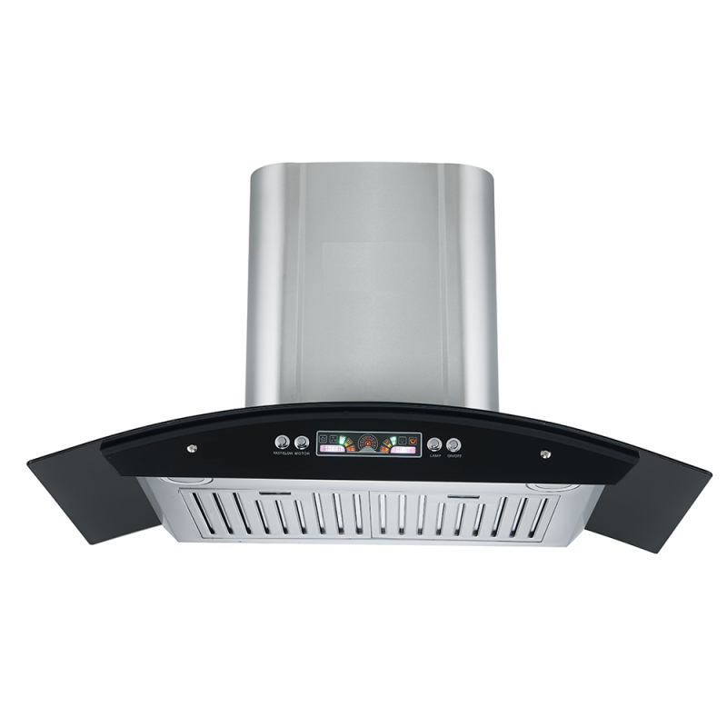 900mm Stainless Steel Wall Mounted Auto Clean Ventilation Hood Communal Kitchens Smoke Grease Extractors Cooker Hood