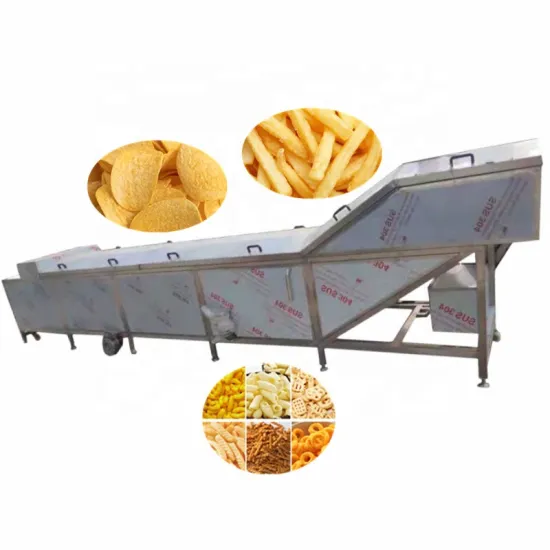 Automatic Potato Chips Production Line: Fried Frozen French Fries Deoiling Machine