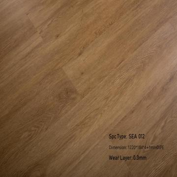 Revêtement de sol en vinyle rigide SPC 5,5 mm 22 mil
