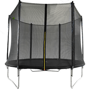 Trampoline Deluxe Round Sport Trampolin mit Gehege