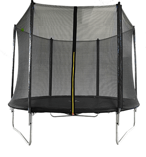 Trampolines Deluxe Round Sports Trampoline with Enclosure