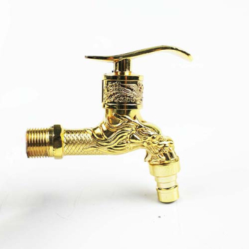 Outdoor Wall-Mounted Brass Faucet with Single Hole for Garden, Washing Machine, and Basin Use