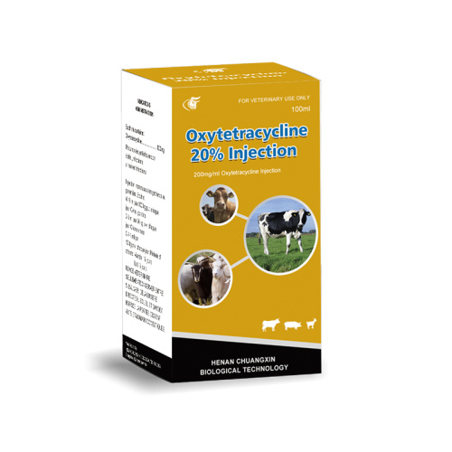Productos veterinarios de inyección de oxitetraciclina 20%