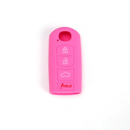Mazda 4 buttons silicon car key case