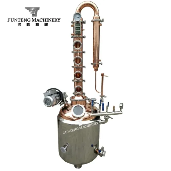 50L Home Alcohol Distillation Kit: Copper Retort, Stainless Steel Boiler for Distilling Alcohols and Wine