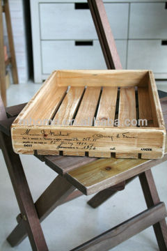 2016 newest french style wooden tray with letter