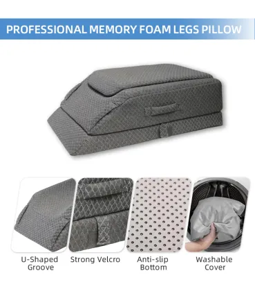Wedge Pillow Memory Foam Leg Rest Pillow