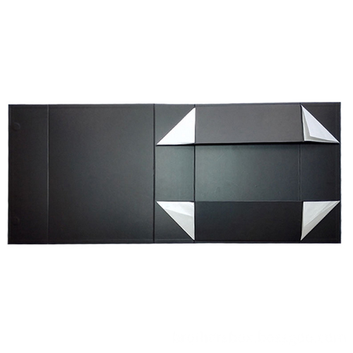 Black Design Paper Gift Folding Grocery Box