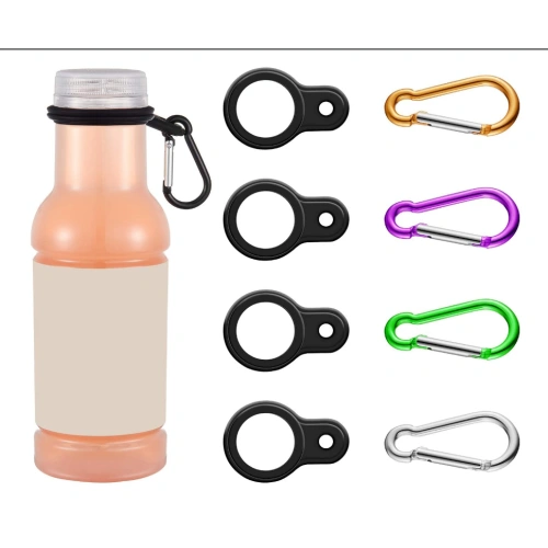 Water Bottle Holder With Carabiner Clip Silicone For Outdoor