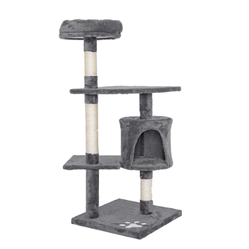 D King Custom Interactive Wood Cat Tower giocattolo con Sisal Scratch Post