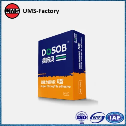 Ceramic tile adhesive for outdoors walls