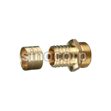 Brass Plumbing Fitting Straight Nipple