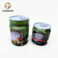 Konson latas de óleo de coco, embalagens metálicas de qualidade alimentar para óleo de coco e leite de coco, vedação hermética