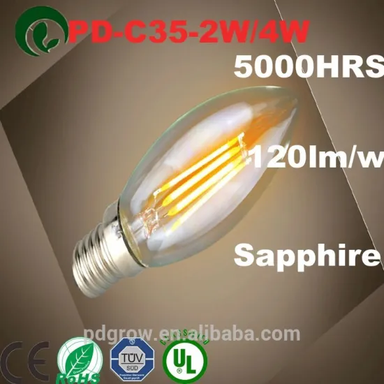 TUV CE ROHS CERTIFICATE C35 2W E14 3doodler LED filament