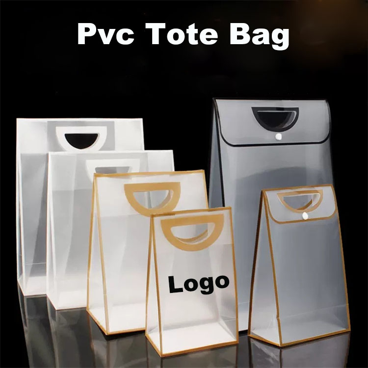Gift portable multifunction clear plastic shopping bag