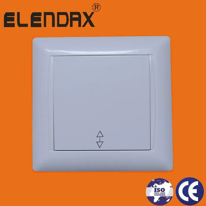 Interruptor de control doble de montaje empotrado de estilo europeo (F6005)