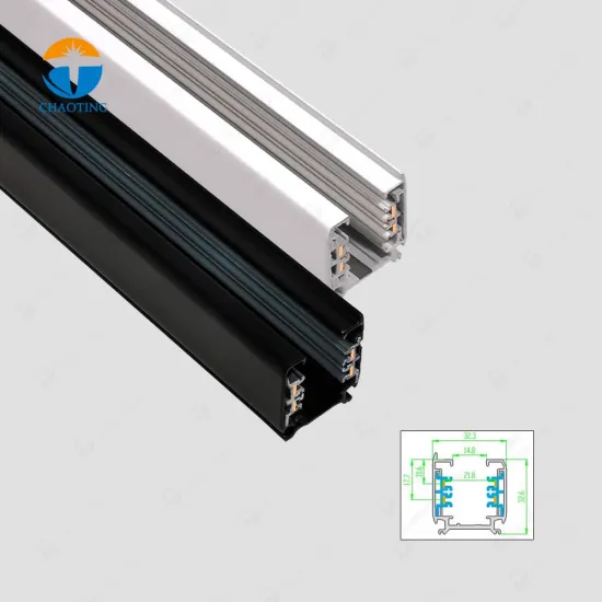 Aluminum Rail Profile Tracks and Accessories for Indoor Spotlights