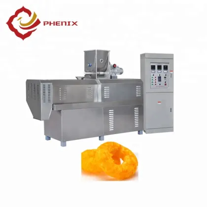 Automatic Corn Sticks Cheese Puffs Snacks Extruder Machine