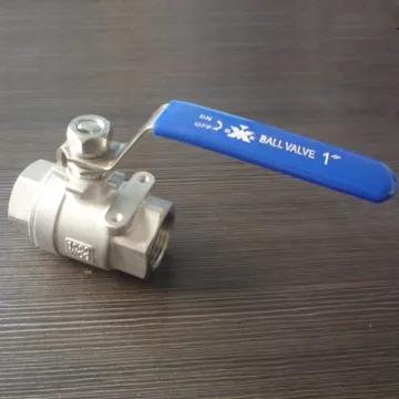 2pc lock device wcb/304/316/1.4408 ball valve