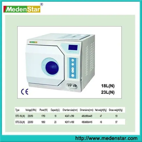 Portable dental autoclave sterilizer 18L(B) /23L(B)