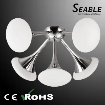 High Quality decorative ultra slim modern Glass led Ceiling Light covers