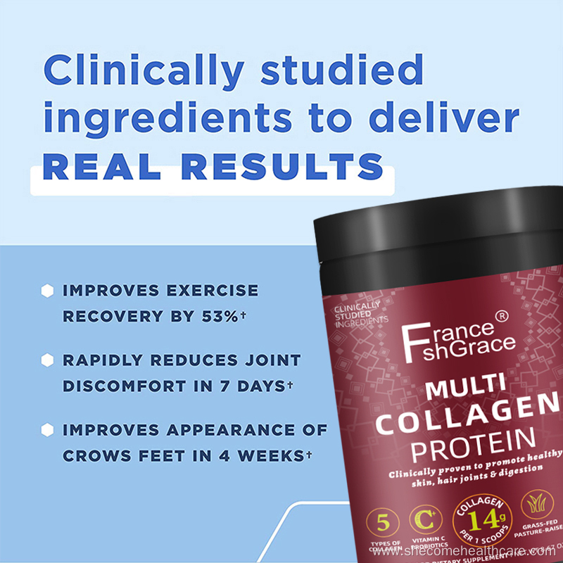 hydrolyzed collagen with Probiotics multi collagen powder