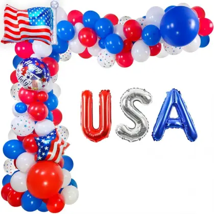Independence day scene decoration balloons