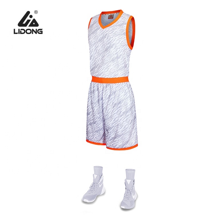 Wholesale Youth Camouflage Basketball Jersey Set