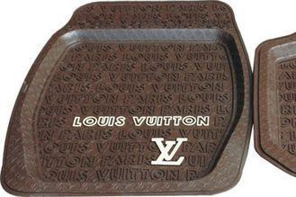 Custom Brown Rubber Car Floor Mats Anti Slip Recycled Rubbe