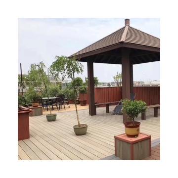 3D Embossed Outdoor Wood-Plastic Composite Floor