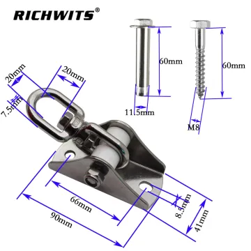 Heavy Duty Swivel Swing Hangers Stainless steel 304 Hooks hammock hanging Chair Swing Set Accessories