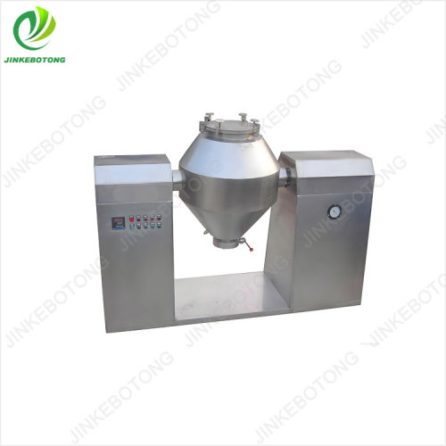 Vacuum dryer with double cone