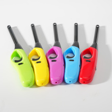 Soft Flame Plastic Candle Lighter with Child-Resistant Lock