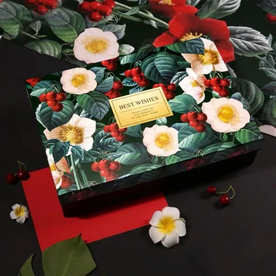 Colorful Gift Paper Box Birthday Packaging Box