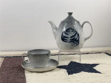 Ceramic tea sets tableware tea pot and cups