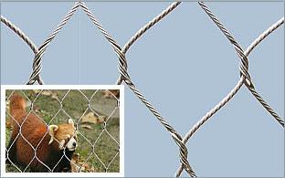 low carbon hot dipped galvanized steel wire rope mesh for garden (best price)