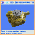 Water pump 6136-61-1701 for KOMATSU ENGINE S6D105-1AJ