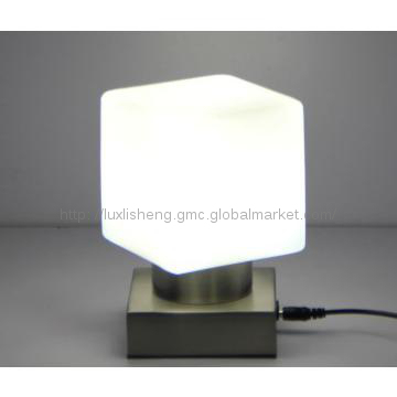 Touch brightness Cube led table lamp