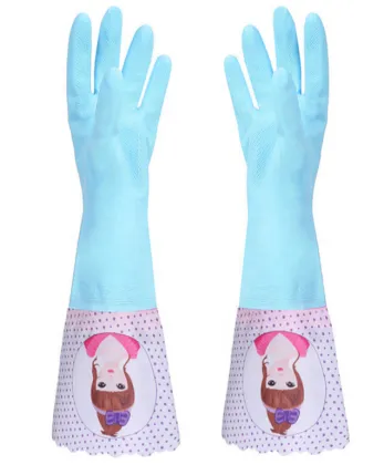GC2006 Waterproof Durable Dishwashing Gloves: Rubber & PVC Kitchen Supplies for Housework and Cleaning