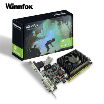 1GB and 2GB SDDR3 Winnfox GT610 Graphic Card with 64-bit PCI Express 2.0 x 16 Interface