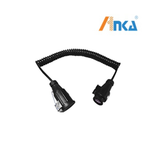 Trailer Adapter Plug 12V 13P trailer extension spring coil Supplier