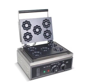 Commercial Flower-Shaped Waffle Maker Machine: Perfect for Snack Bakeries and Donut Production