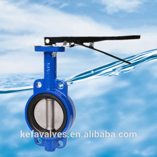 lever operated wafer butterfly Valve with pin DN50-DN600