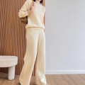 Women 2 Piece Knit Sweatsuit Set