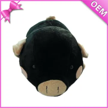 Chinese Zodiac Stuffed Pig Toy Black Plush Pig