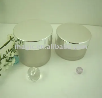 plated elegant PETG cosmetic jar